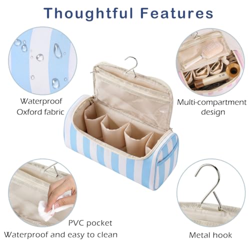 Image 3 of RSRSLEII Striped Hair Tools Travel Bag with Compartments