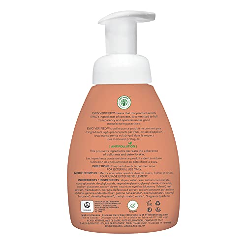 Image 7 of ATTITUDE Foaming Hand Soap for Kids, Mango, 10 Fl Oz (Pack of 3)