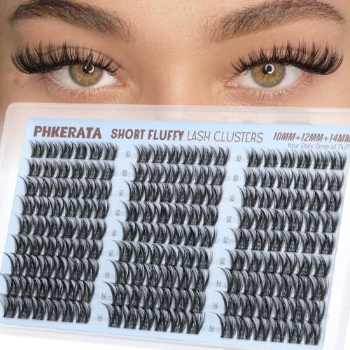 Image 6 of Short Crossed Lash (10-14mm) for the product PHKERATA Wispy Eyelash Clusters