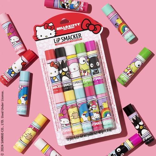 Image 6 of Lip Smacker Sanrio Hello Kitty & Friends Pack - 10 Moisturizing Lip Balms