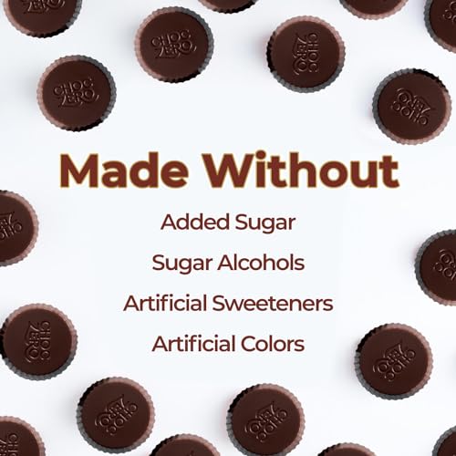Image 3 of ChocZero Sugar Free Dark Chocolate Peanut Butter Cups, Vegan, 4 Pack