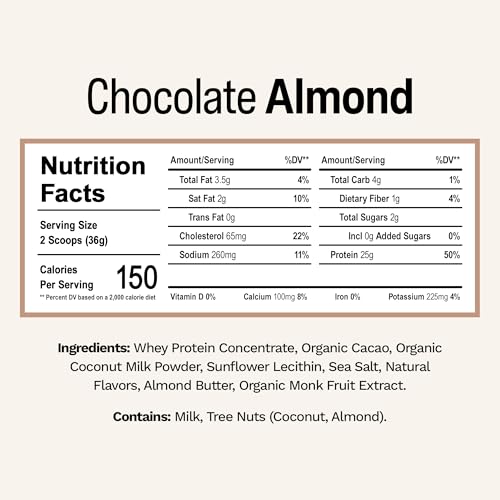 Image 2 of Rise Grass-Fed Whey Protein Powder - Chocolate | 25g Protein (Single Serving, 1 Pack)