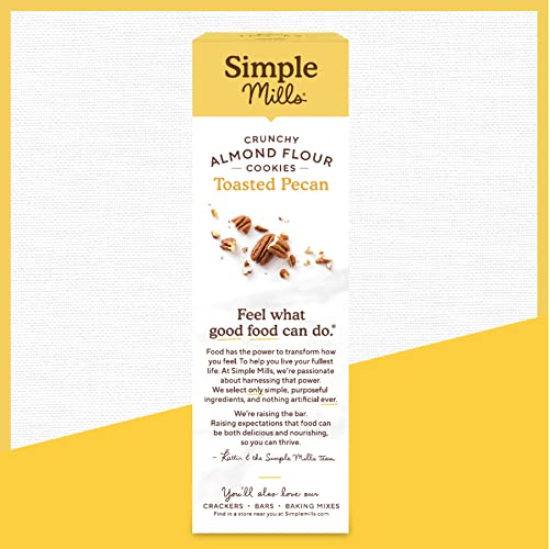 Image 5 of Simple Mills Almond Flour Toasted Pecan Cookies, Gluten Free, 5.5 Ounce (Pack of 3)