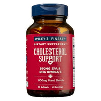 Thumbnail for Image 2 of 90 Count (Pack of 1) for the product Wiley's Finest Wild Alaskan Cholesterol Support, 120 Count