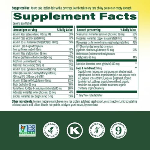 Image 5 of MegaFood One Daily Multivitamin for Men with 21 Nutrients
