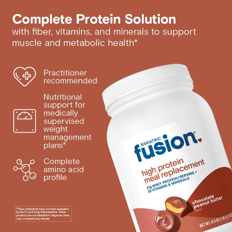 Image 2 of Bariatric Fusion High Protein, Chocolate Peanut Butter, 31.5 oz