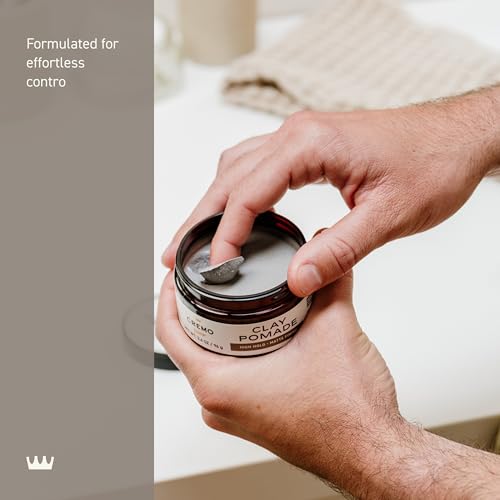 Image 4 of Cremo Hair Clay Pomade for Men, High Hold Matte Finish, 3.4 oz