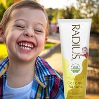 Thumbnail for Image 7 of RADIUS USDA Kids Organic Toothpaste, Coconut Banana, 3 Oz