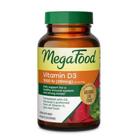 Thumbnail for Image 2 of 60 Count (Pack of 1) for the product MegaFood Vitamin D3 1000 IU (25 mcg), Bone & Immune Health, 90 Tablets