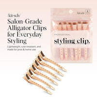 Thumbnail for Image 2 of Kitsch Professional Alligator Clips - Rose Gold, 6 Pcs