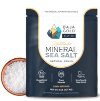 Thumbnail for Image 1 of 80 Ounce (Pack of 1) for the product Baja Gold Signature Mineral Sea Salt, Natural Grain 5lb
