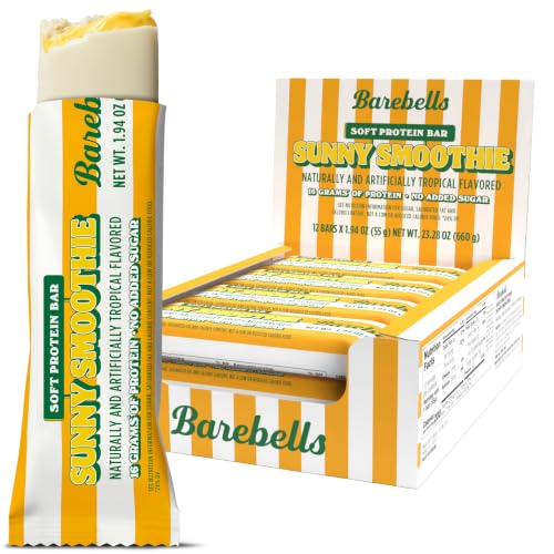 Image 1 of Default Title for the product BAREBELLS Barebells Soft Protein Bars, Sunny Smoothie, 16g Protein, 12 Count