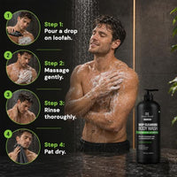 Thumbnail for Image 4 of Botanic Hearth Tea Tree Body Wash for Men 16 Fl Oz