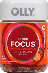 Thumbnail for Image 3 of OLLY Laser Focus Gummy Supplement 36 Count
