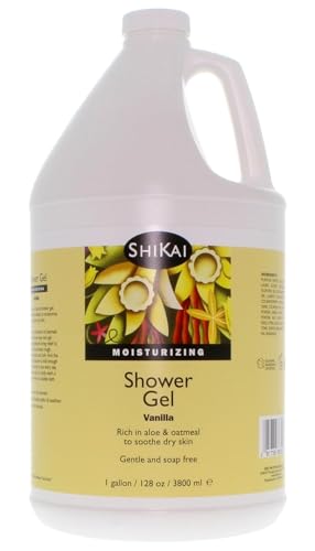 Image 15 of Vanilla / 128 Fl Oz (Pack of 1) for the product ShiKai Daily Moisturizing Shower Gel