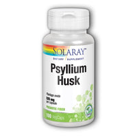 Thumbnail for Solaray Psyllium Husk 525 mg 100 Caps