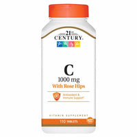 Thumbnail for 21st Century Vitamin C with Rose Hips 1000mg 110 Tabs