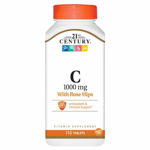21st Century Vitamin C with Rose Hips 1000mg 110 Tabs