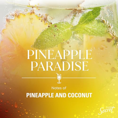 Image 5 of Secret Antiperspirant Deodorant for Women, Pineapple Paradise Scent, 2.6 oz
