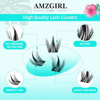 Thumbnail for Image 3 of AMZGIRL Lash Clusters D Curl Manga Anime Lashes 12mm, Puppy