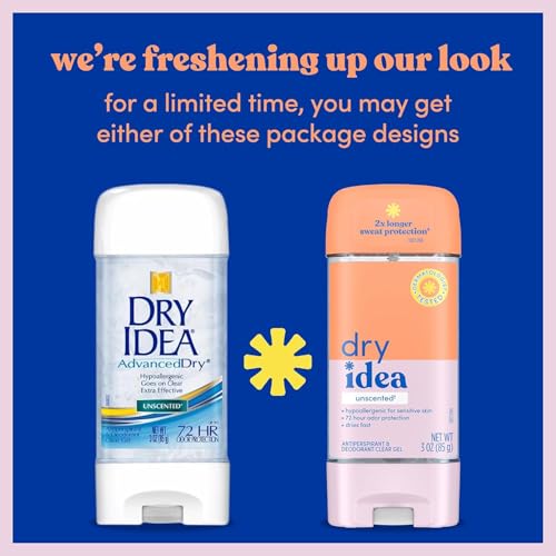 Image 6 of Dry Idea Advanced Dry Unscented Antiperspirant & Deodorant Clear Gel 3 oz Pack of 2