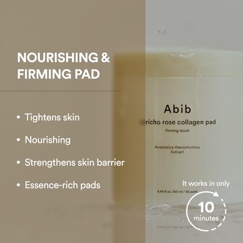 Image 2 of Abib Jericho Rose Non-animal Collagen Pad Firming Touch 60pads 8.45 fl.oz.