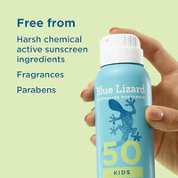 Thumbnail for Image 6 of BLUE LIZARD Kids Mineral Sunscreen Spray SPF 50+, 5 oz
