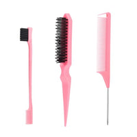 Thumbnail for Image 1 of Default Title for the product SWEET VIEW 3Pcs Slick Back Hair Brush