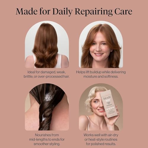 Image 6 of Kitsch Argan Oil Shampoo for Hair Growth – Hydrating Hair Care – 12.3 oz