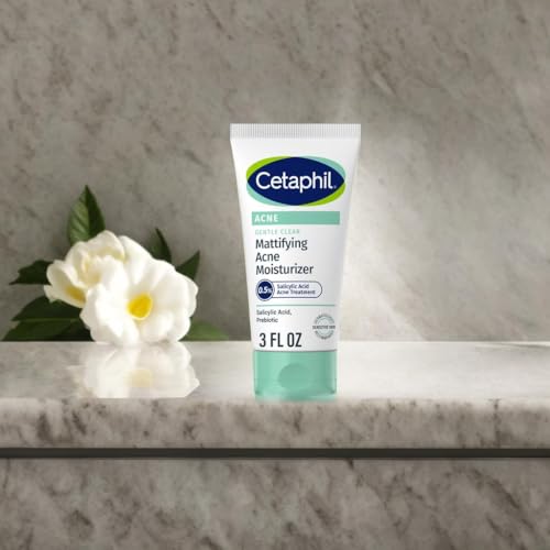 Image 5 of Cetaphil Gentle Clear Mattifying Acne Face Moisturizer, Salicylic Acid, 3oz