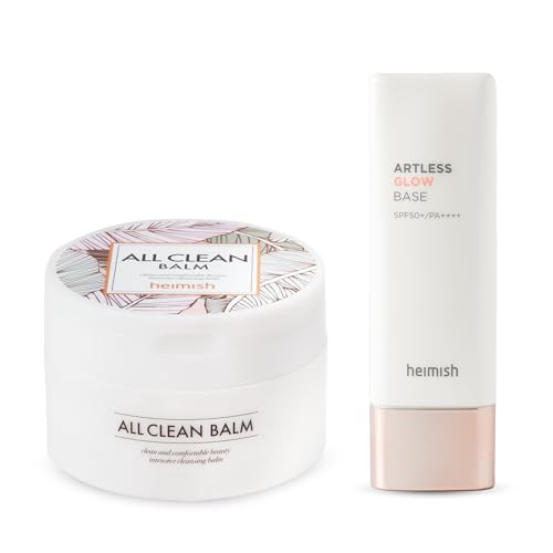 Image 1 of Default Title for the product HEIMISH All Clean Balm Original & Artless Glow Base SPF 50+ PA++++