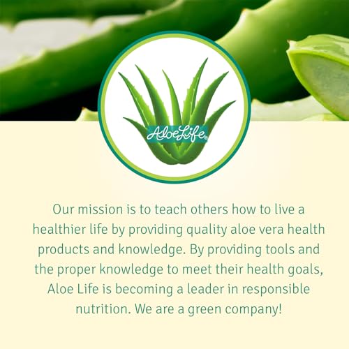 Image 5 of Aloe Life Whole Leaf Aloe Vera Juice Certified Organic Gluten-Free 16 oz