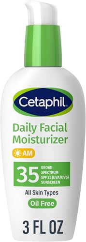 Thumbnail for Image 2 of 3 Fl Oz (Pack of 12) / NEW, 3oz for the product Cetaphil Daily Oil-Free Facial Moisturizer with Sunscreen SPF 35, Fragrance Free, 3 fl oz (88 ml)