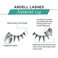 Thumbnail for Image 3 of Ardell Natural 134 False Eyelashes Black, 4 Pack