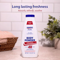 Thumbnail for Image 3 of AMMENS Ammens Original Body Powder - Talc Free Body Powder with Naturally Derived Cornstarch - Free from Dye and Parabens - Soothes Itchy Skin - 11 oz