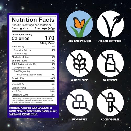 Image 6 of Vega Essential Protein ??5g Vegan Protein Powder, Creamy Vanilla, 16.2oz (10 Servings)