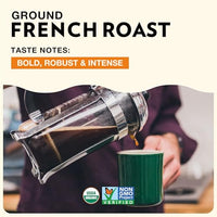 Thumbnail for Image 2 of Cafe Altura Ground Organic Coffee, French Roast, 10 oz Can (Pack of 3)
