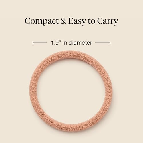 Image 5 of Kitsch Elastic Hair Ties No Damage | Stretchable Hair Bands - Neutral 12pcs