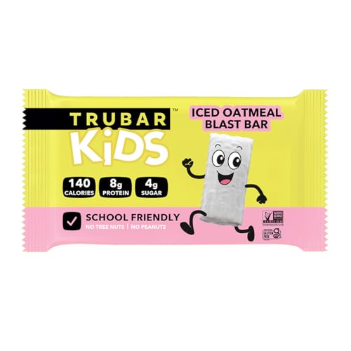 Image 4 of TRUBAR Kids Protein Bars, Iced Oatmeal Blast, Plant Based Protein, Gluten Free, 12 Count