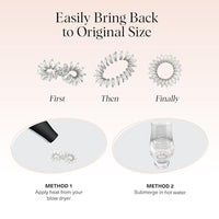 Thumbnail for Image 10 of Kitsch Spiral Hair Ties for Women