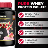 Thumbnail for Image 2 of ALLMAX ISOFLEX Whey Protein Isolate, Strawberry, 5 lb