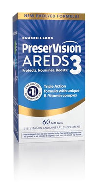 Thumbnail for Image 1 of Default Title for the product PreserVision AREDS3 Eye Vitamins Macular Supplement, 60 Softgels