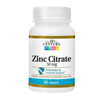 Thumbnail for 21st Century Zinc Citrate 60 Tabs