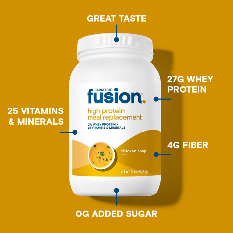 Image 3 of Bariatric Fusion High Protein Meal Replacement, Chicken Soup, 32.8 oz
