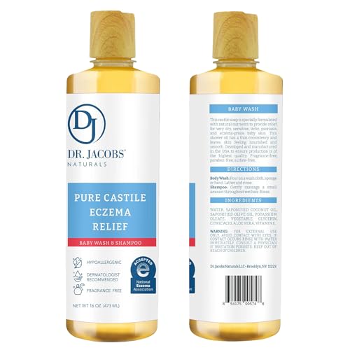 Image 2 of DR.JACOBS NATURALS Dr. Jacobs Pure Castile Baby Wash - 16 oz -2PK