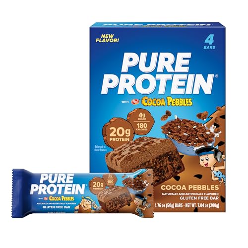 Image 1 of Default Title for the product Pure Protein Cocoa PEBBLESTM Protein Bars, 20g Protein, Gluten Free, 4 Ct