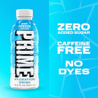 Thumbnail for Image 5 of PRIME Hydration BERRY FREEZE, Sports Drinks, Electrolyte Enhanced for Ultimate Hydration, 250mg BCAAs, B Vitamins, Antioxidants, Low Sugar, 16.9 Fl Oz, 12 Pack