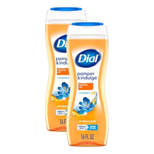 Image 1 of Default Title for the product Dial Body Wash, Pamper & Indulge Marula Oil, 16 Fl Oz, Pack of 8