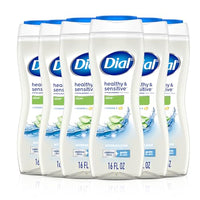 Thumbnail for Image 1 of Default Title for the product Dial Clean + Gentle Aloe Scent Body Wash, 16 Fl Oz, 6-Pack