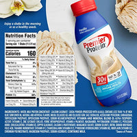 Thumbnail for Image 6 of Premier Protein 30g Protein Shake, Vanilla, 11.5 fl oz (Pack of 2)
